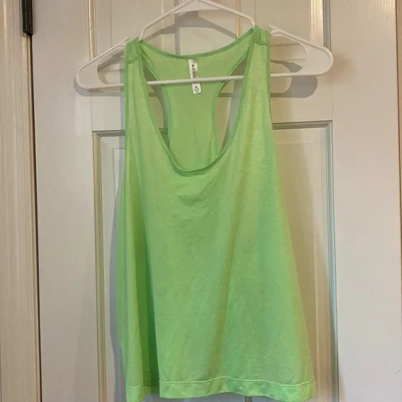 Neon green athleta tank top size XL - Picture 1 of 3